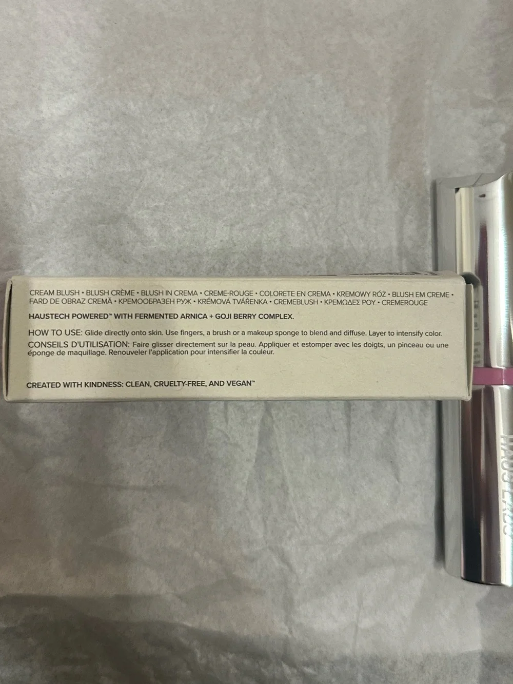 HAUS LABS- Color Fuse Glassy Blush Balm